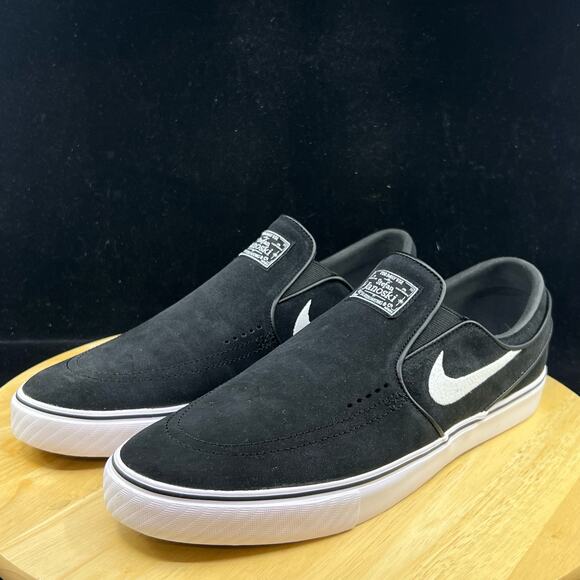 Nike SB Zoom Janoski+ Slip 'Black White' FN5893-001 Men's Size 11.5 Shoes - Picture 3 of 9